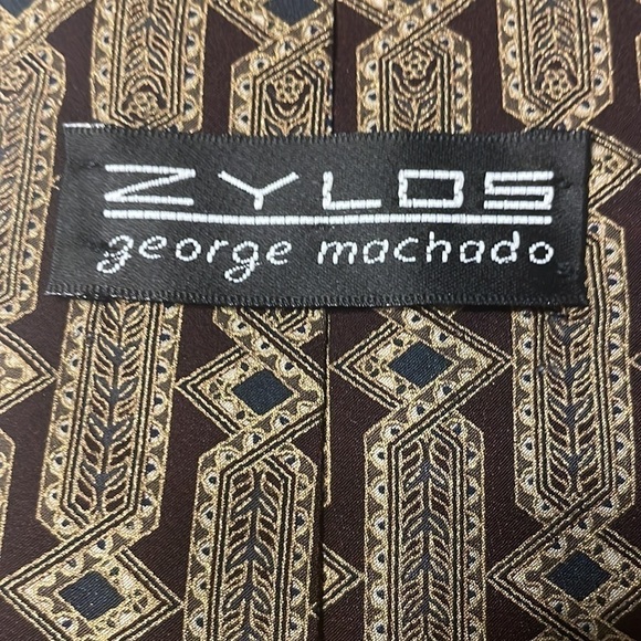 Zylos george machado silk tie - Picture 4 of 4